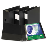 Samsill® Clean Touch Locking D-ring Reference Binder Protected W-antimicrobial Additive, 3 Rings, 6" Capacity, 11 X 8.5, Blue freeshipping - TVN Wholesale 
