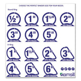 Samsill® Earth's Choice Biobased D-ring View Binder, 3 Rings, 3" Capacity, 11 X 8.5, White freeshipping - TVN Wholesale 