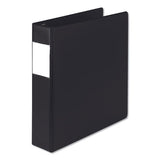 Samsill® Earth's Choice Biobased Locking D-ring Reference Binder, 3 Rings, 2" Capacity, 11 X 8.5, Black freeshipping - TVN Wholesale 