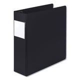 Samsill® Earth's Choice Biobased Locking D-ring Reference Binder, 3 Rings, 3" Capacity, 11 X 8.5, Black freeshipping - TVN Wholesale 