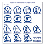 Samsill® Earth's Choice Biobased Economy Round Ring View Binders, 3 Rings, 4" Capacity, 11 X 8.5, Berry freeshipping - TVN Wholesale 