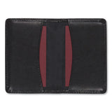 Samsill® Regal Leather Business Card Wallet, Holds 25 2 X 3.5 Cards, 4.25 X 3, Black freeshipping - TVN Wholesale 