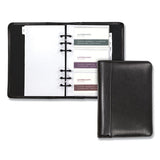 Samsill® Regal Leather Business Card Binder, Holds 120 2 X 3.5 Cards, 5.75 X 7.75, Black freeshipping - TVN Wholesale 
