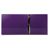 Samsill® Earth’s Choice Biobased Durable Fashion View Binder, 3 Rings, 2" Capacity, 11 X 8.5, Purple, 2-pack freeshipping - TVN Wholesale 