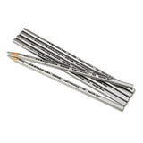 Prismacolor® Verithin Smear-proof Colored Pencils, 2 Mm, Metallic Silver Lead, Metallic Silver Barrel, Dozen freeshipping - TVN Wholesale 