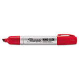 Sharpie® King Size Permanent Marker, Broad Chisel Tip, Red, Dozen freeshipping - TVN Wholesale 