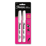 Sharpie® Permanent Paint Marker, Medium Bullet Tip, White, 2-pack freeshipping - TVN Wholesale 