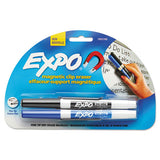 EXPO® Magnetic Clip Eraser, Fine Bullet Tip, Assorted Colors, 2-pack freeshipping - TVN Wholesale 