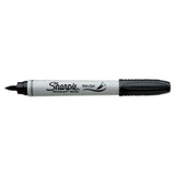 Sharpie® Brush Tip Permanent Marker, Medium Brush Tip, Black, Dozen freeshipping - TVN Wholesale 