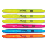 Sharpie® Pocket Style Highlighters, Assorted Ink Colors, Chisel Tip, Assorted Barrel Colors, 5-set freeshipping - TVN Wholesale 