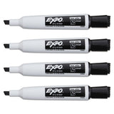 EXPO® Magnetic Dry Erase Marker, Broad Chisel Tip, Black, 4-pack freeshipping - TVN Wholesale 