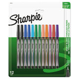 Sharpie® Water-resistant Ink Porous Point Pen, Stick, Fine 0.4 Mm, Assorted Ink And Barrel Colors, 6-pack freeshipping - TVN Wholesale 