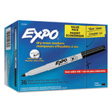 EXPO® Low-odor Dry Erase Marker Office Value Pack, Extra-fine Needle Tip, Black, 36-pack freeshipping - TVN Wholesale 