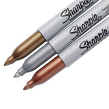 Sharpie® Metallic Fine Point Permanent Marker Value Pack, Fine Bullet Tip, Assorted Colors, 36-pack freeshipping - TVN Wholesale 