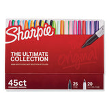 Sharpie® Permanent Markers Ultimate Collection, Assorted Tip Sizes-types, Assorted Colors, 45-pack freeshipping - TVN Wholesale 