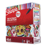 Sharpie® Permanent Markers Ultimate Collection, Assorted Tip Sizes-types, Assorted Colors, 45-pack freeshipping - TVN Wholesale 