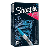 Sharpie® Metallic Fine Point Permanent Markers, Fine Bullet Tip, Blue, Dozen freeshipping - TVN Wholesale 
