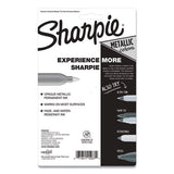 Sharpie® Metallic Fine Point Permanent Markers, Fine Bullet Tip, Blue-green-red, 6-pack freeshipping - TVN Wholesale 