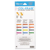Prismacolor® Col-erase Pencil With Eraser, 0.7 Mm, 2b (#1), Assorted Lead-barrel Colors, Dozen freeshipping - TVN Wholesale 