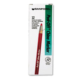 Sharpie® Peel-off China Markers, Red, Dozen freeshipping - TVN Wholesale 