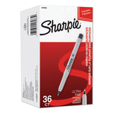 Sharpie® Ultra Fine Tip Permanent Marker, Ultra-fine Bullet Tip, Black, 36-pack freeshipping - TVN Wholesale 