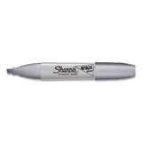 Sharpie® Metallic Chisel Tip Permanent Marker, Medium Chisel Tip, Silver, Dozen freeshipping - TVN Wholesale 