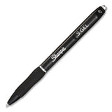 Sharpie® S-Gel™ S-gel High-performance Gel Pen, Retractable, Medium 0.7mm, Black Ink, Black Barrel, 36-pack freeshipping - TVN Wholesale 