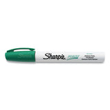 Sharpie® Permanent Paint Marker, Medium Bullet Tip, Green, 12-pack freeshipping - TVN Wholesale 