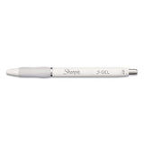 Sharpie® S-Gel™ S-gel Fashion Barrel Gel Pen, Retractable, Medium 0.7 Mm, Black Ink, Pearl White Barrel, Dozen freeshipping - TVN Wholesale 