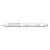 Sharpie® S-Gel™ S-gel Fashion Barrel Gel Pen, Retractable, Medium 0.7 Mm, Black Ink, Pearl White Barrel, Dozen freeshipping - TVN Wholesale 