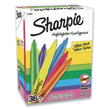Pocket Style Highlighters, Assorted Ink Colors, Chisel Tip, Assorted Barrel Colors, 36-pack
