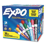 EXPO® Low Odor Dry Erase Vibrant Color Markers, Broad Chisel Tip, Assorted Colors, 36-pack freeshipping - TVN Wholesale 