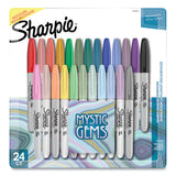 Sharpie® Mystic Gems Markers, Fine Bullet Tip, Assorted, 24-pack freeshipping - TVN Wholesale 