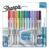 Sharpie® Mystic Gems Markers, Ultra-fine Needle Tip, Assorted, 24-pack freeshipping - TVN Wholesale 