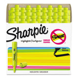 Sharpie® Tank Style Highlighters, Fluorescent Green Ink, Chisel Tip, Green Barrel, Dozen freeshipping - TVN Wholesale 