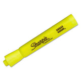 Sharpie® Tank Style Highlighters, Fluorescent Yellow Ink, Chisel Tip, Yellow Barrel, 4-set freeshipping - TVN Wholesale 