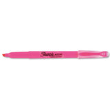 Sharpie® Pocket Style Highlighters, Fluorescent Pink Ink, Chisel Tip, Pink Barrel, Dozen freeshipping - TVN Wholesale 