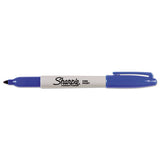Sharpie® Fine Tip Permanent Marker, Fine Bullet Tip, Blue, Dozen freeshipping - TVN Wholesale 