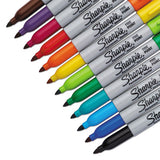 Sharpie® Fine Tip Permanent Marker, Fine Bullet Tip, Assorted Colors, 12-set freeshipping - TVN Wholesale 