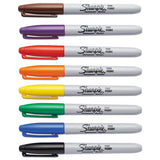 Sharpie® Fine Tip Permanent Marker, Fine Bullet Tip, Assorted Colors, 8-set freeshipping - TVN Wholesale 