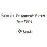 Sharpie® Fine Tip Permanent Marker, Fine Bullet Tip, Black, 5-pack freeshipping - TVN Wholesale 