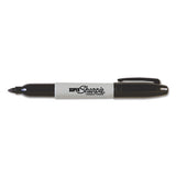 Sharpie® Super Permanent Marker, Fine Bullet Tip, Black, 6-pack freeshipping - TVN Wholesale 