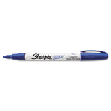 Sharpie® Permanent Paint Marker, Fine Bullet Tip, Blue freeshipping - TVN Wholesale 