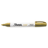 Sharpie® Permanent Paint Marker, Medium Bullet Tip, Gold freeshipping - TVN Wholesale 