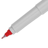 Sharpie® Ultra Fine Tip Permanent Marker, Extra-fine Needle Tip, Red, Dozen freeshipping - TVN Wholesale 