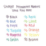 Sharpie® Ultra Fine Tip Permanent Marker, Extra-fine Needle Tip, Red, Dozen freeshipping - TVN Wholesale 