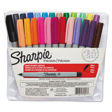 Ultra Fine Tip Permanent Marker, Extra-fine Needle Tip, Assorted Colors, Dozen