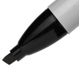 Sharpie® Chisel Tip Permanent Marker, Medium Chisel Tip, Black, Dozen freeshipping - TVN Wholesale 