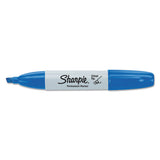 Sharpie® Chisel Tip Permanent Marker, Medium Chisel Tip, Blue, Dozen freeshipping - TVN Wholesale 