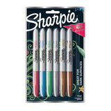 Sharpie® Metallic Fine Point Permanent Markers, Fine Bullet Tip, Metallic Silver, Dozen freeshipping - TVN Wholesale 